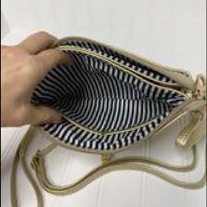Vegan Leather Small Tasseled Crossbody Wristlet